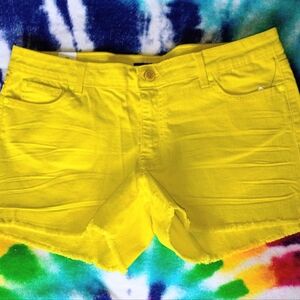 Women's denim cutoff shorts